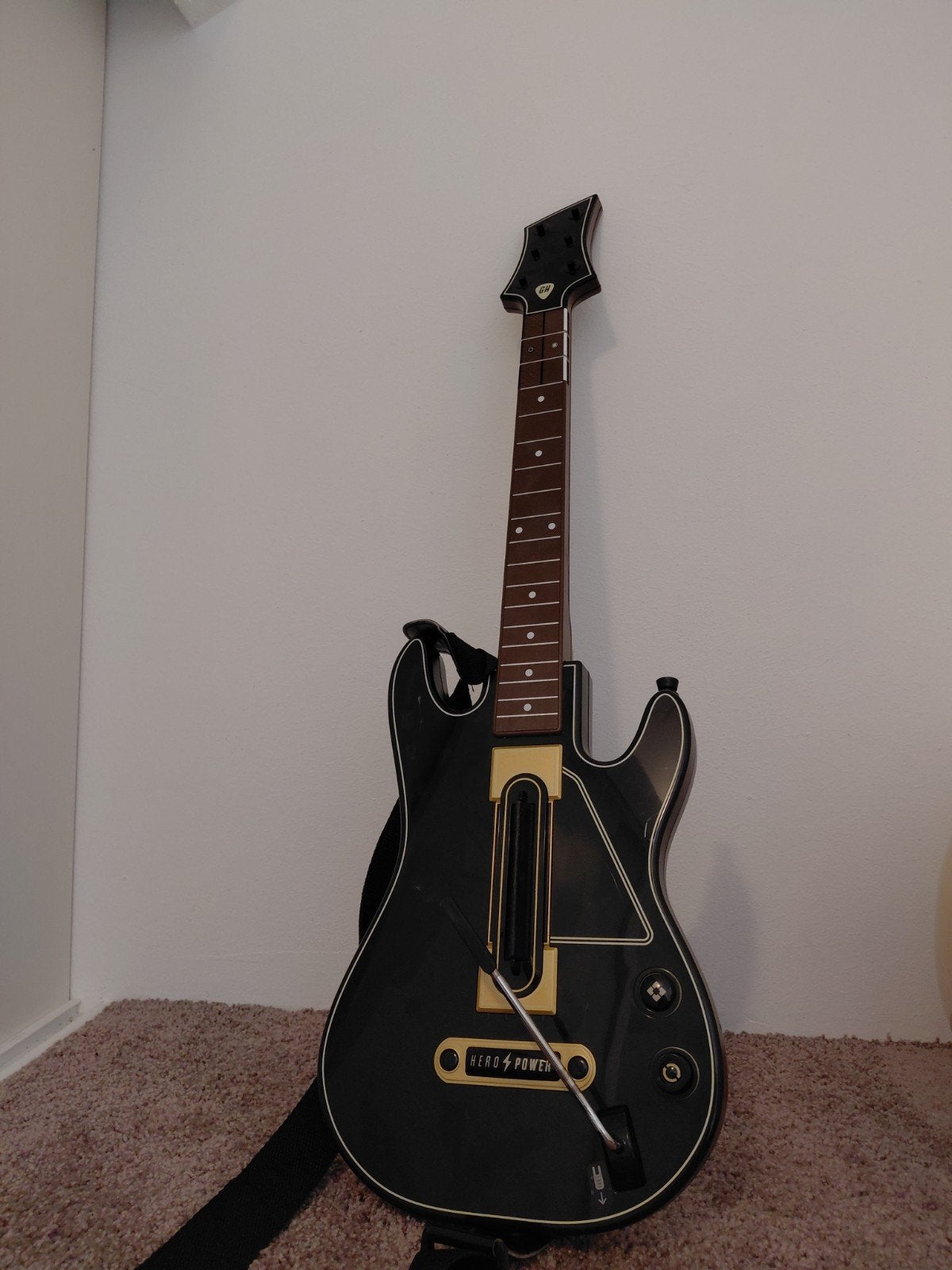 Guitar Hero gitaar werkt nog prima!, Spelcomputers en Games, Ophalen of Verzenden, Zo goed als nieuw, Muziek