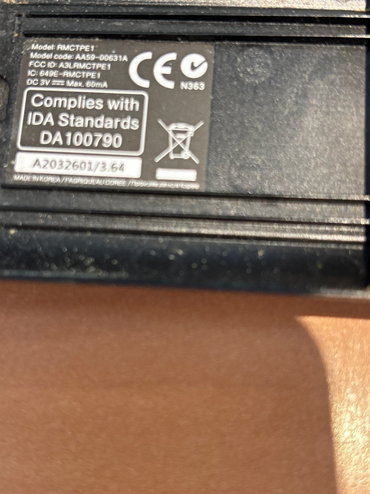 Samsung Smart TV Afstandsbediening RMC TPE1, Gebruikt, Verzenden, Tv, Origineel