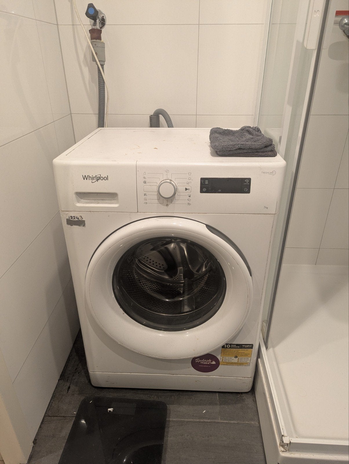 Whirlpool FreshCare+ Wasmachine (7 kg), Ophalen, 6 tot 8 kg, Voorlader, Kort programma