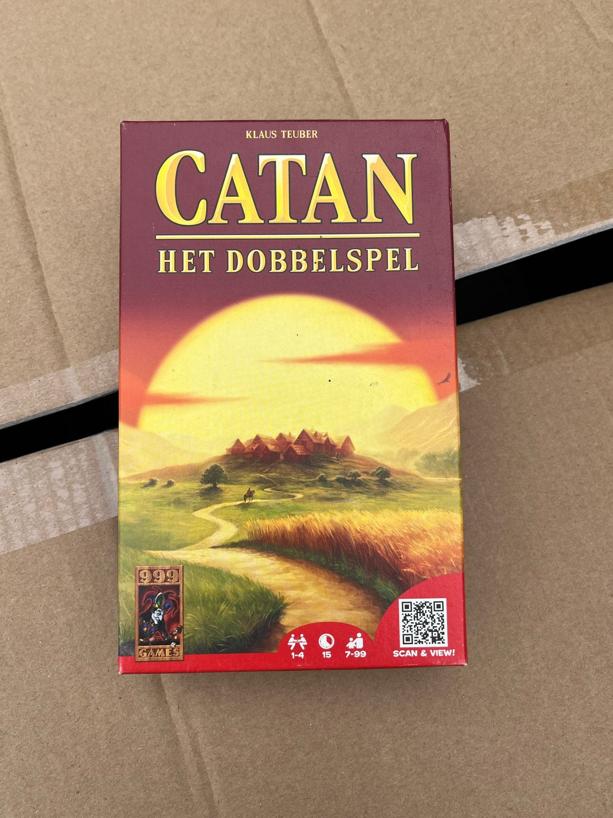 Catan: Het Dobbelspel - Compact en compleet, Een of twee spelers, Ophalen of Verzenden, Zo goed als nieuw, Reisspel