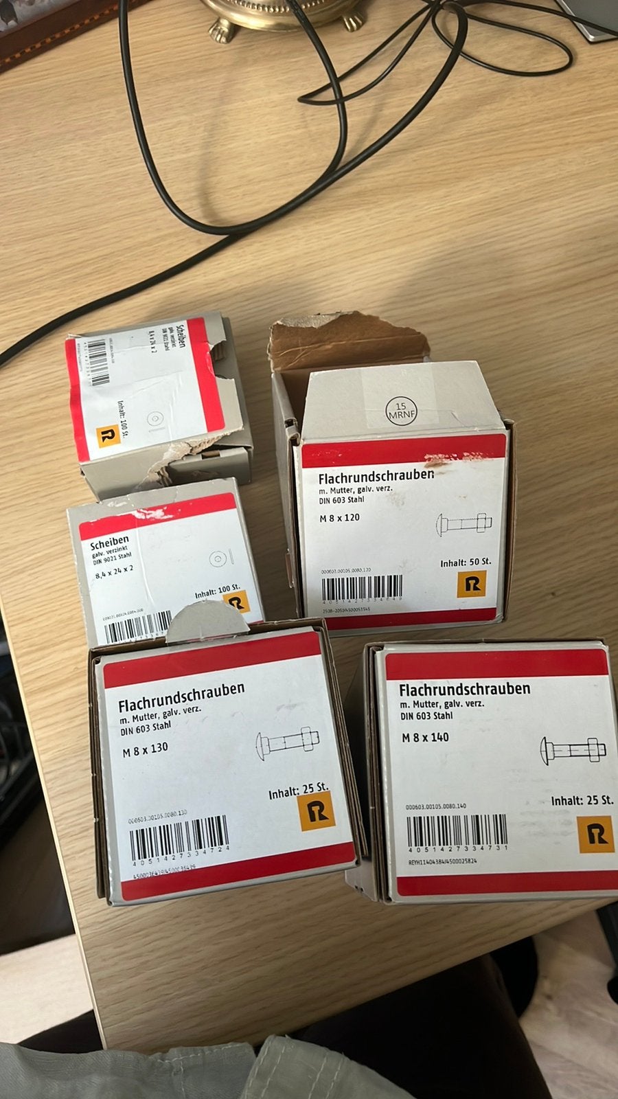Slotbouten verschillende maten, Ophalen, Nieuw