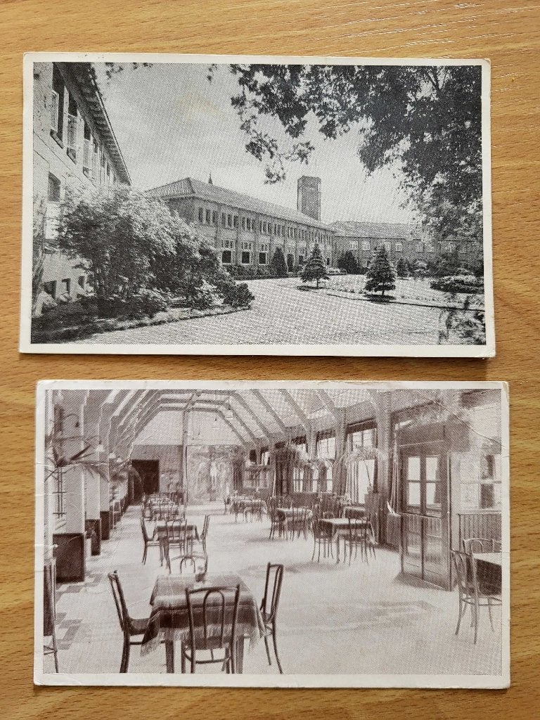 ansicht BERGEN Retraitehuis Canisius (2x), Ophalen of Verzenden, Voor 1920, Noord-Holland