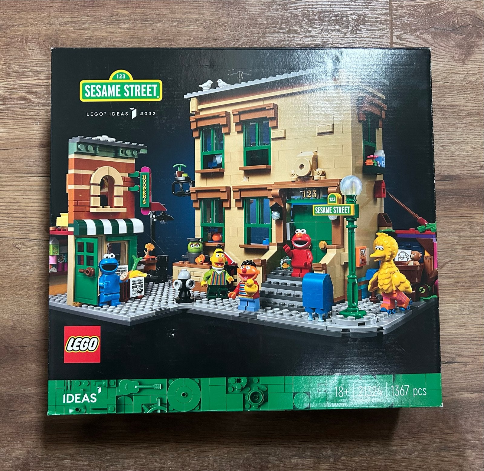 LEGO Ideas 21324 Sesamstraat 123 - Nieuw in doos, Kinderen en Baby's, Speelgoed | Duplo en Lego, Inclusief minifiguren, Overige thema's