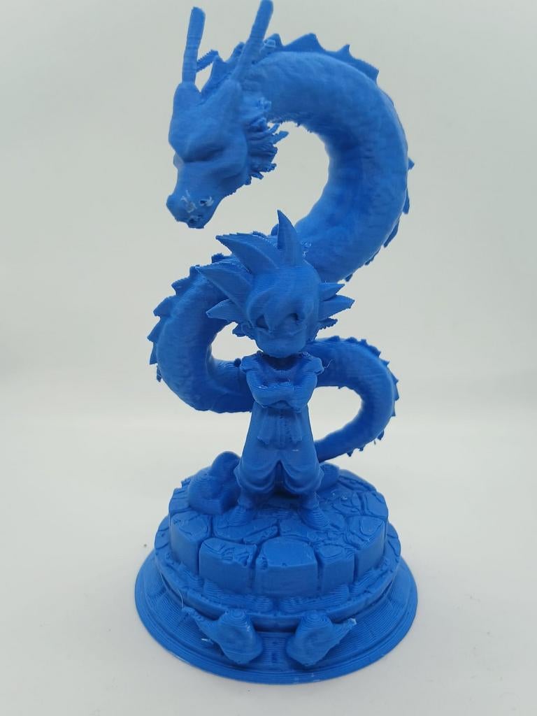 3D Geprinte Goku en Shenron Draak Figuur - Dragon Ball Z, Ophalen of Verzenden, Nieuw