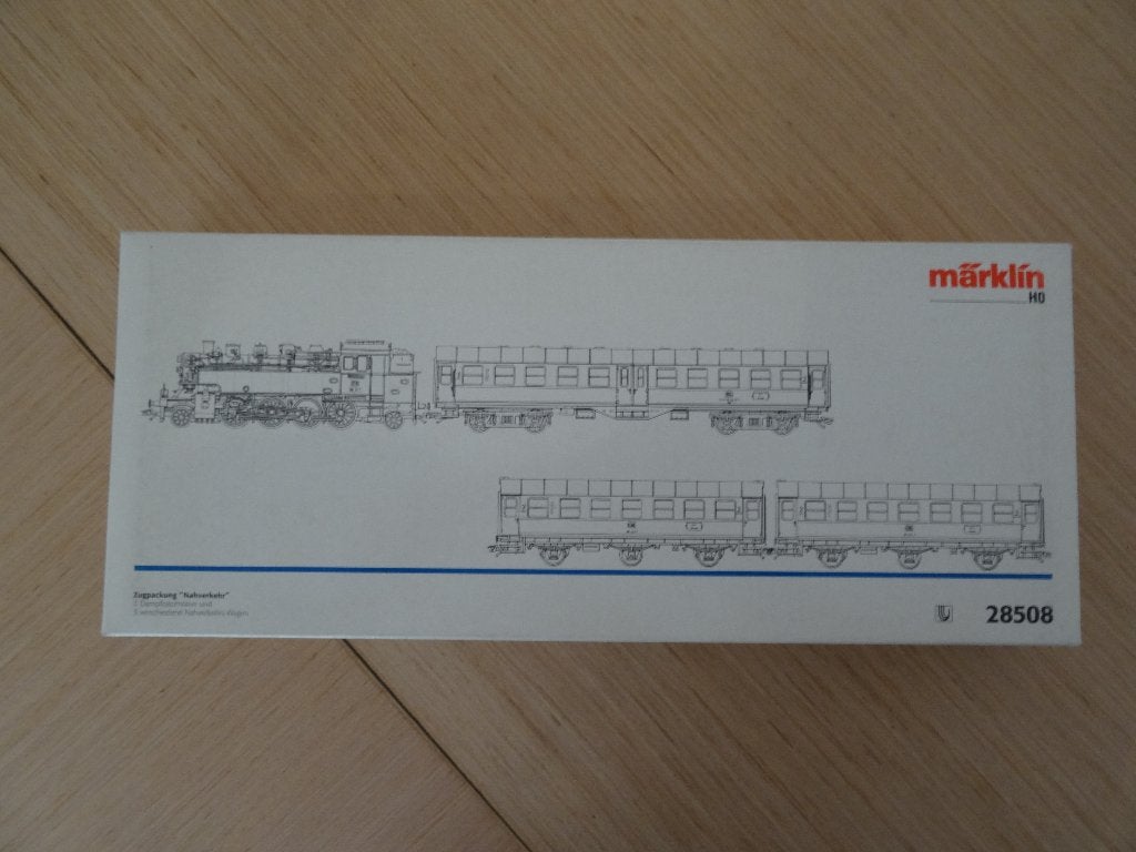 Märklin H0 set 28508 - 4delige set: BR 86 en 3 rijtuigen- DB, Hobby en Vrije tijd, Modeltreinen | H0, Wisselstroom, Treinset, Ophalen of Verzenden