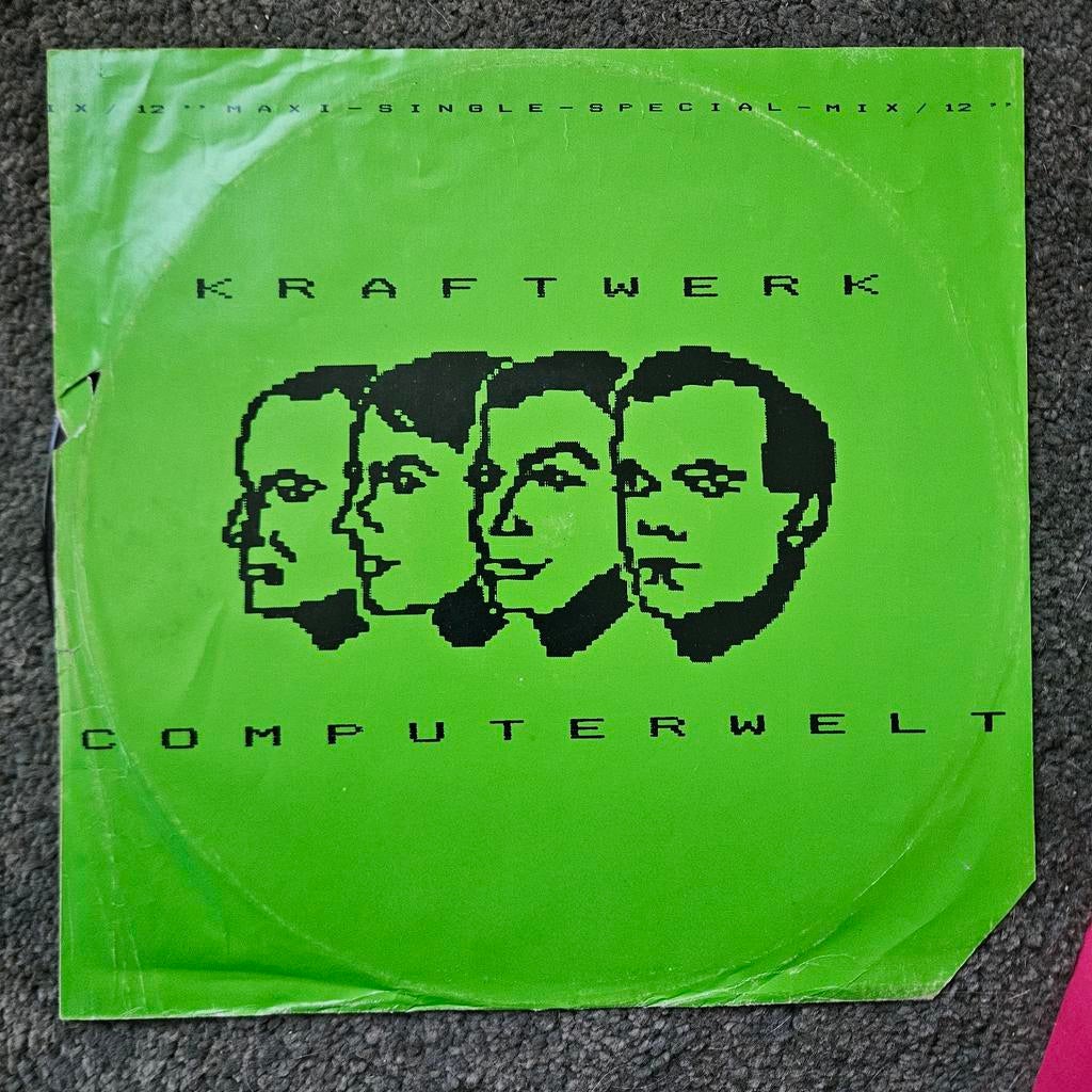 Kraftwerk – Computerwelt - Gereserveerd, Cd's en Dvd's, Vinyl Singles, Gebruikt, Maxi-single, Ophalen of Verzenden, Pop