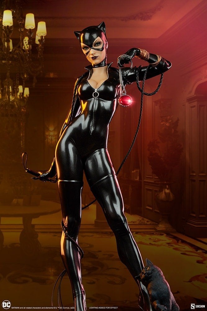 Sideshow Catwoman Premium Format Regular Statue, Verzamelen, Film en Tv, Ophalen of Verzenden, Zo goed als nieuw, Beeldje, Replica of Model