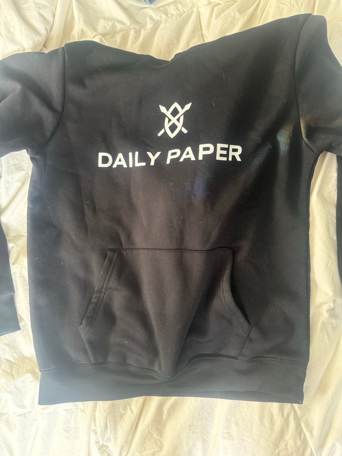 Daily Paper hoodie zwart maat S, Ophalen of Verzenden, Gedragen, Maat 46 (S) of kleiner, Zwart
