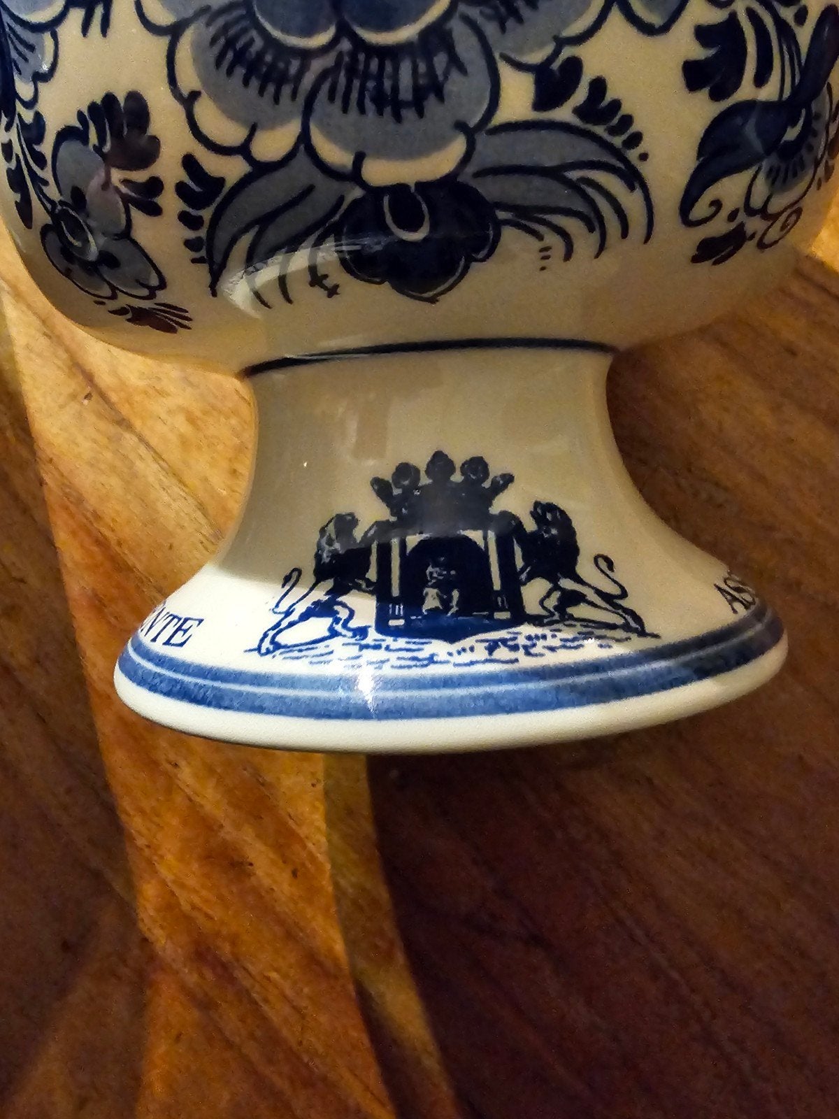 Prachtige Delfts Blauwe vaas van Royal Goedewaagen, Assen, Ophalen of Verzenden
