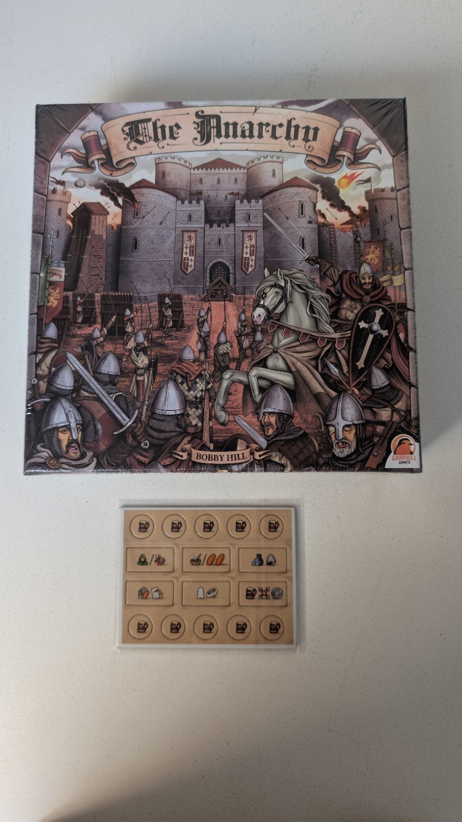 The Anarchy Bordspel + KS Promo Tokens - Nieuw in Seal, Ophalen of Verzenden, Nieuw, GarpHill Games
