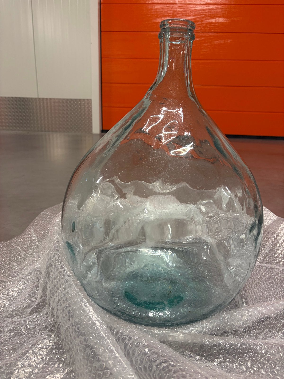 Grote glazen fles / mandfles / gistfles - Nieuw, Ophalen