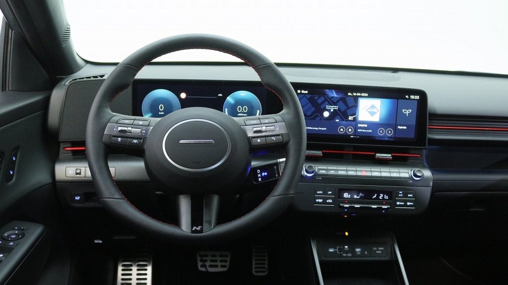 Hyundai KONA 1.6 GDI HEV N Line | DEMO | Hybrid | Private Le, Auto's, 12 maanden, Gebruikt, Adaptive Cruise Control, 1110 kg