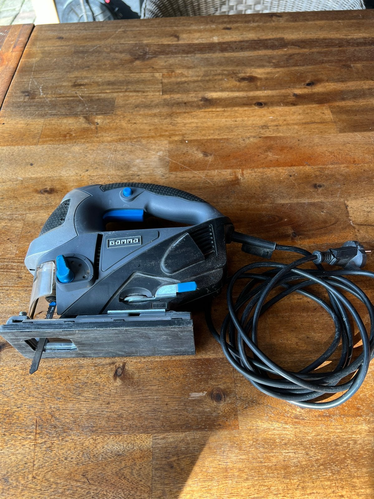GAMMA Decoupeerzaag JS-800PSQ - 800W, Gebruikt, 600 tot 1200 watt, Ophalen of Verzenden, Decoupeerzaag