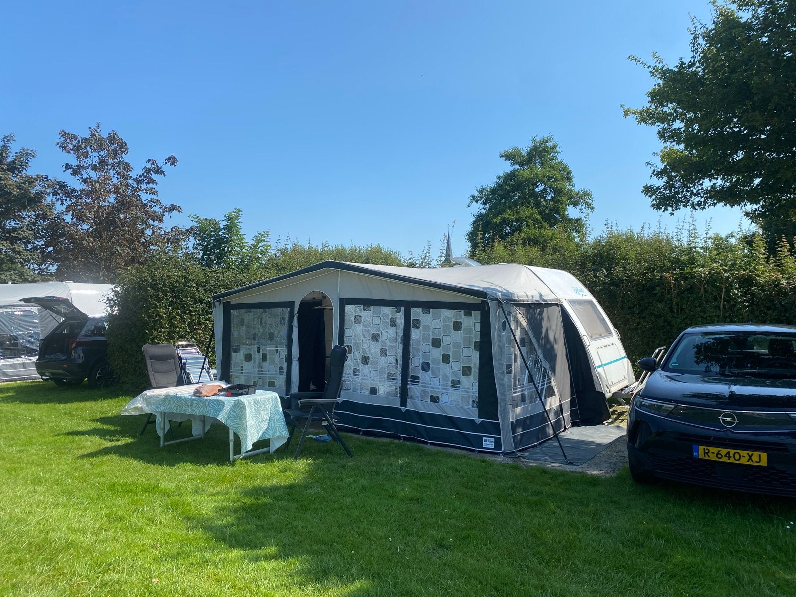 Caravan voortent Hypercamp Como 240 maat 12 (931 - 955 cm), Ophalen, Gebruikt