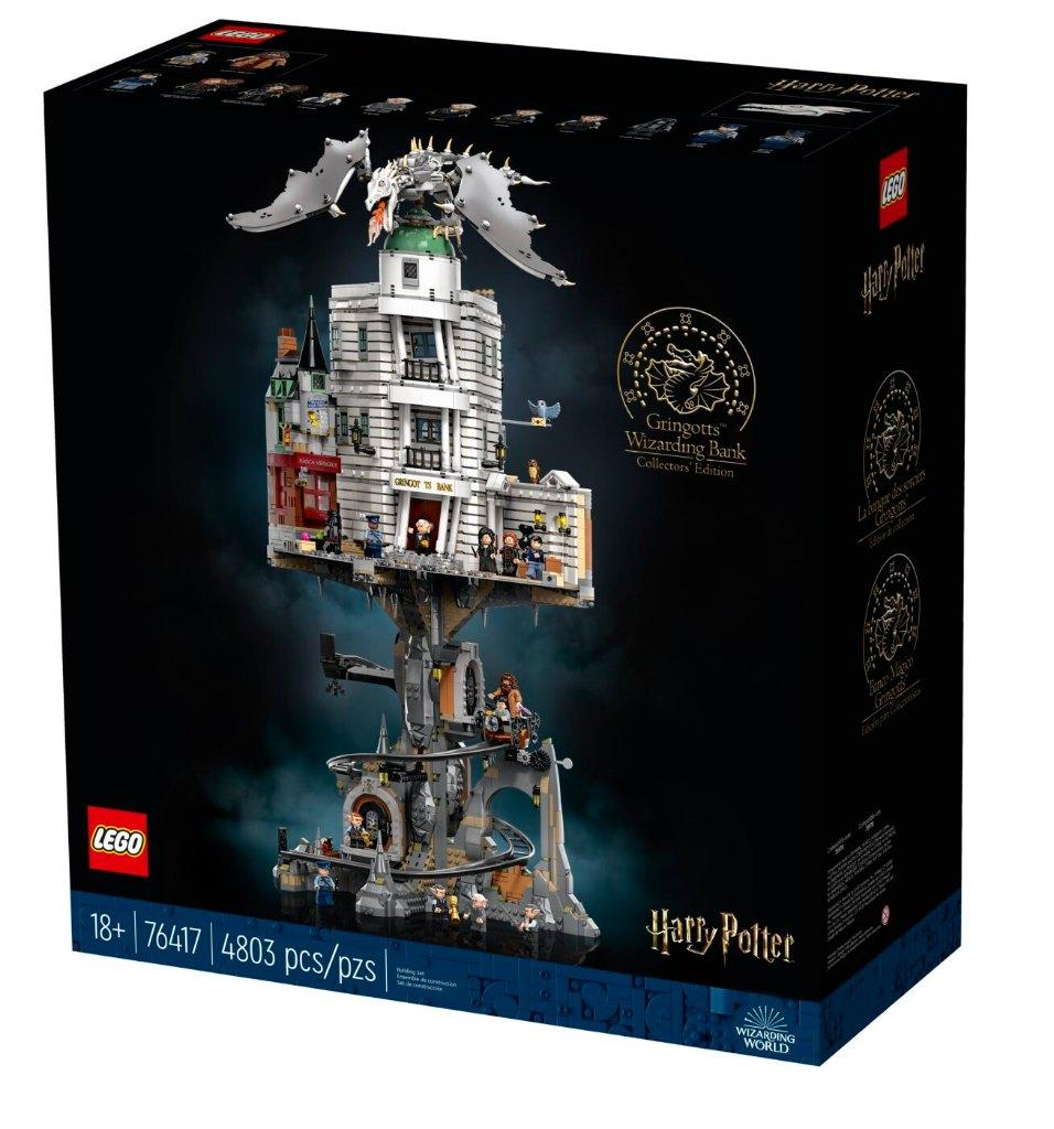 Te huur: Lego Gringotts - Goudgrijp Harry Potter 76417, Ophalen of Verzenden, Gebruikt, Complete set, Lego