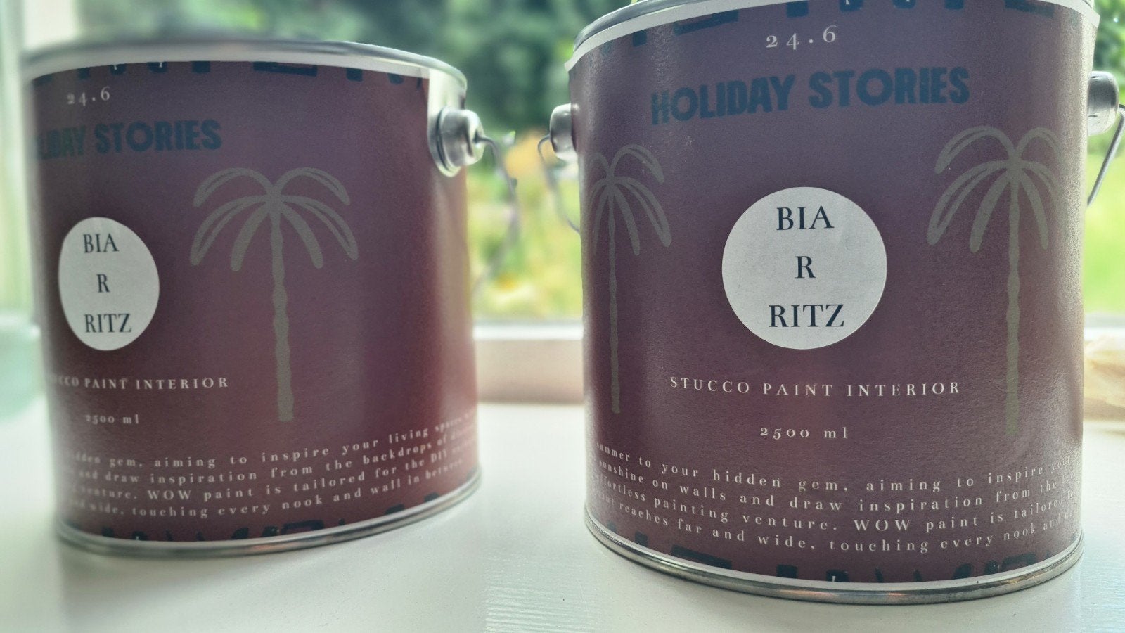 Wow Holiday Stories stucco paint interior Biarritz Groen, Ophalen, Nieuw