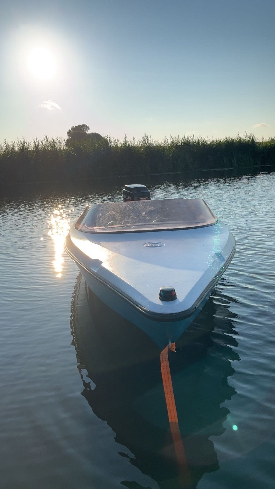 Mooie speedboot marina 14ft 60pk mercury, Ophalen, Zo goed als nieuw