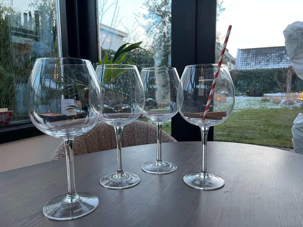 4 XL cocktail / mocktail glazen, Ophalen, Zo goed als nieuw, Overige typen