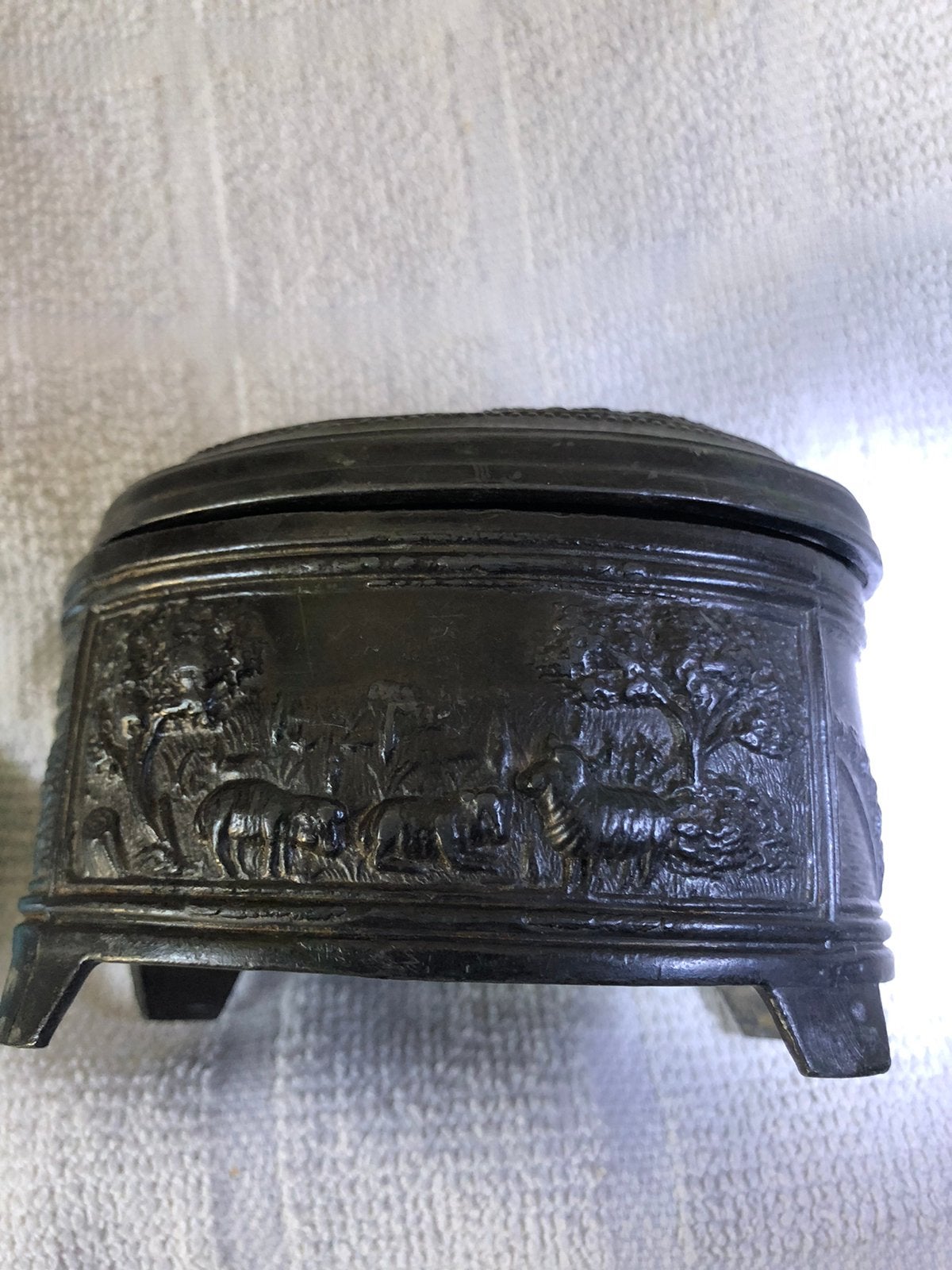 Oud tinnen doosje, Ophalen of Verzenden