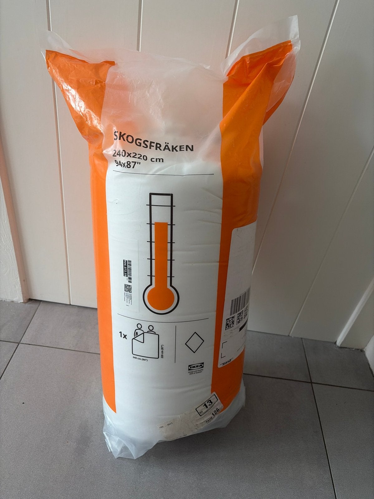 Nieuw IKEA SKOGSFRÄKEN 4-seizoenen dekbed 240x220 cm, Ophalen, Deken of Dekbed, IKEA, Koppelbaar