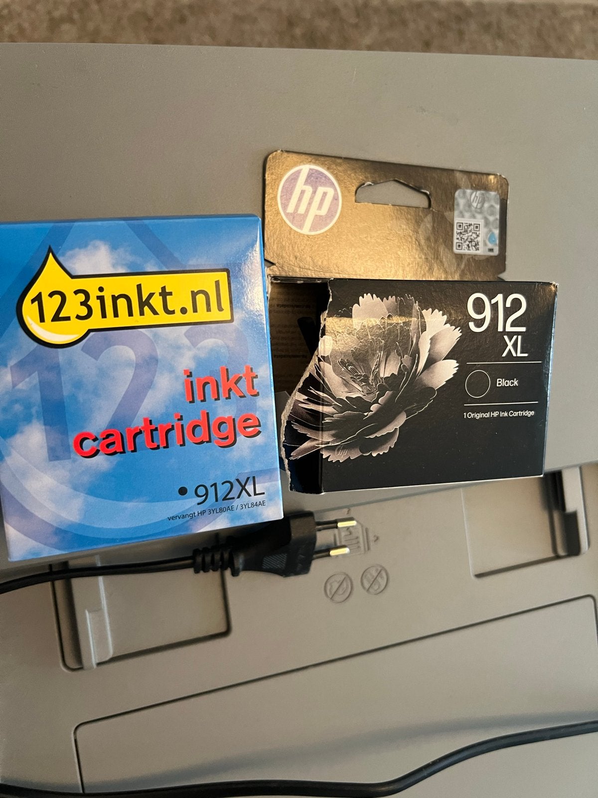 HP 912XL cartridges (origineel en 123inkt) - Z.G.A.N., Computers en Software, Ophalen, Zo goed als nieuw, Cartridge
