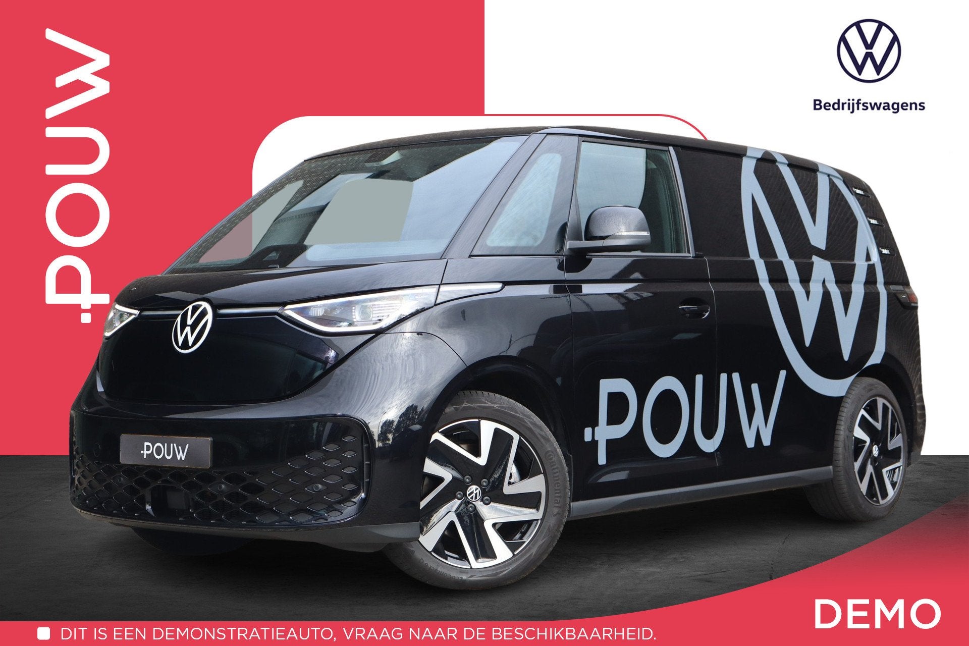 Volkswagen ID. Buzz Cargo 286pk 79 kWh | Trekhaak | Matrix L, Auto's, Automaat, 12 maanden, 510 min, Zwart