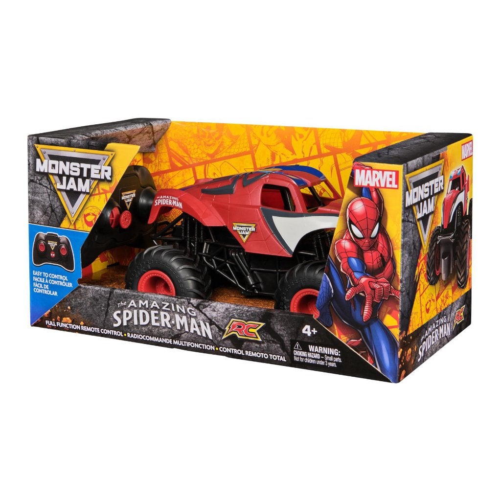 Monster Jam: RC Spider-Man 1:24, ., Nieuw, Ophalen of Verzenden, .