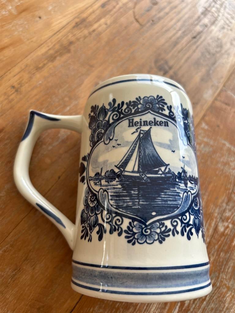 Delfsblauwe bierpul, Heineken, Ophalen of Verzenden