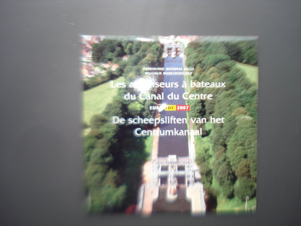 Belgische Euro Muntset 2007 - Scheepsliften Centrumkanaal, Ophalen of Verzenden, België, Overige waardes, Setje