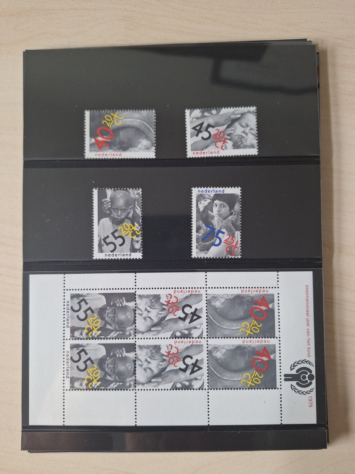 Kinderpostzegels - kinderrechter- 1979, Postzegels en Munten, Postzegels | Nederland, Ophalen of Verzenden, Na 1940, Postfris