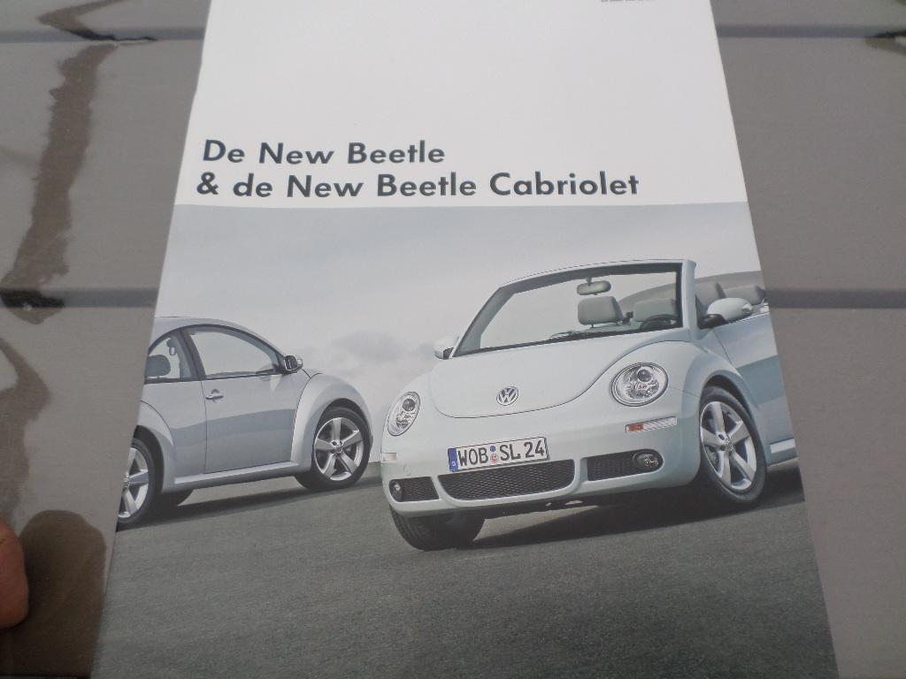 Volkswagen VW Beetle & Cabrio Brochure, Ophalen of Verzenden, Zo goed als nieuw, Volkswagen