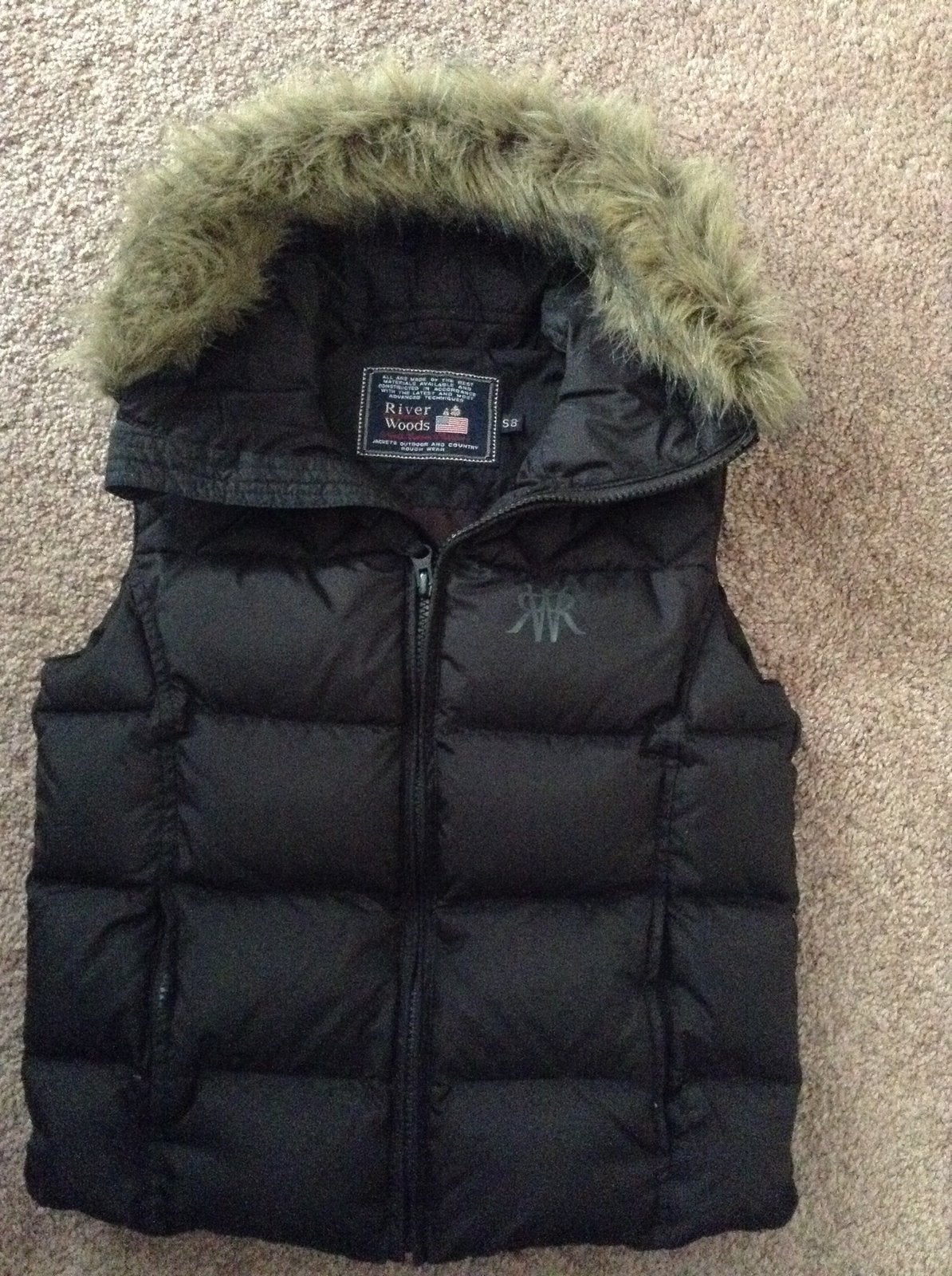 River Woods bodywarmer - Maat 116, Verzenden, Zo goed als nieuw, Jongen of Meisje, Jas