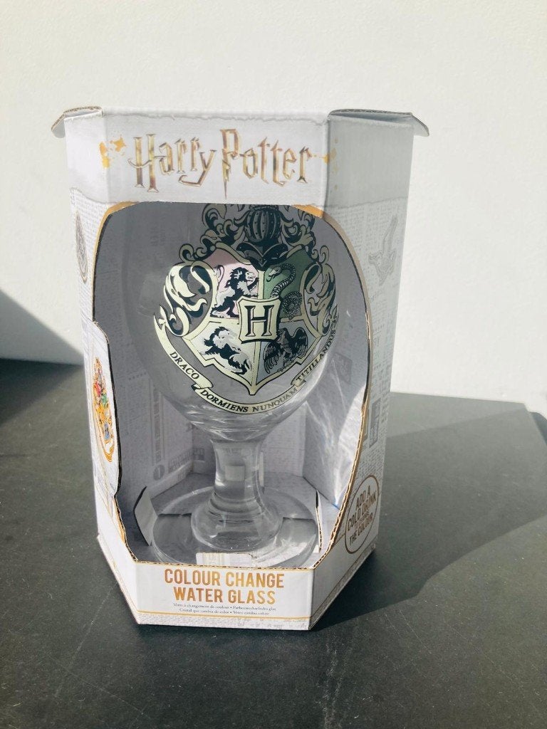 Harry Potter Hogwarts kleurveranderend glas nieuw, Ophalen of Verzenden, Nieuw, Gebruiksvoorwerp