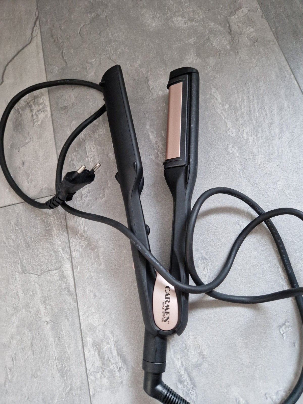Triple styler Carmen, Ophalen of Verzenden, Zo goed als nieuw, Krultang of Stijltang