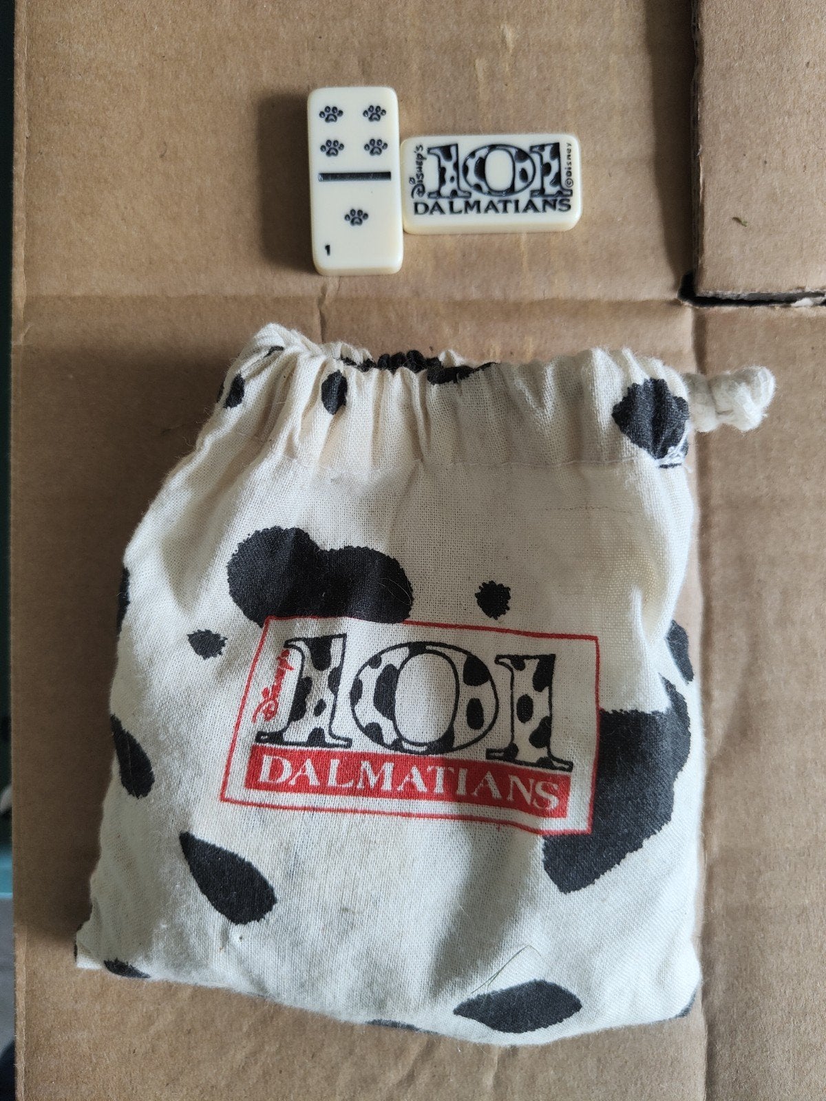 Disney's 101 Dalmatiërs Domino Reisspel, Ophalen, Gebruikt, Een of twee spelers, Disney