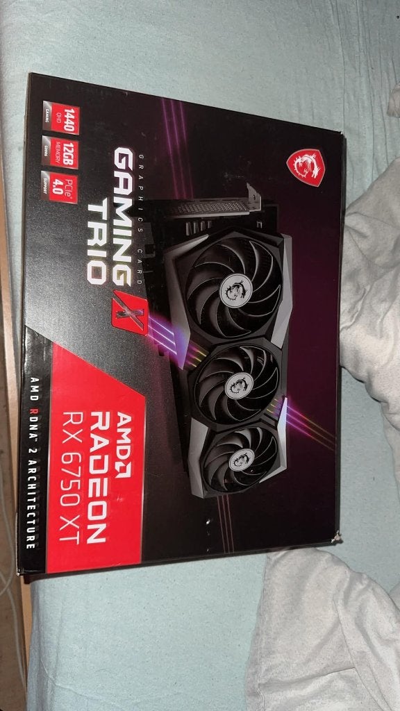 MSI Radeon RX 6750 XT GAMING X TRIO 12G - Gloednieuw, Computers en Software, AMD, GDDR6, PCI-Express 4, Nieuw