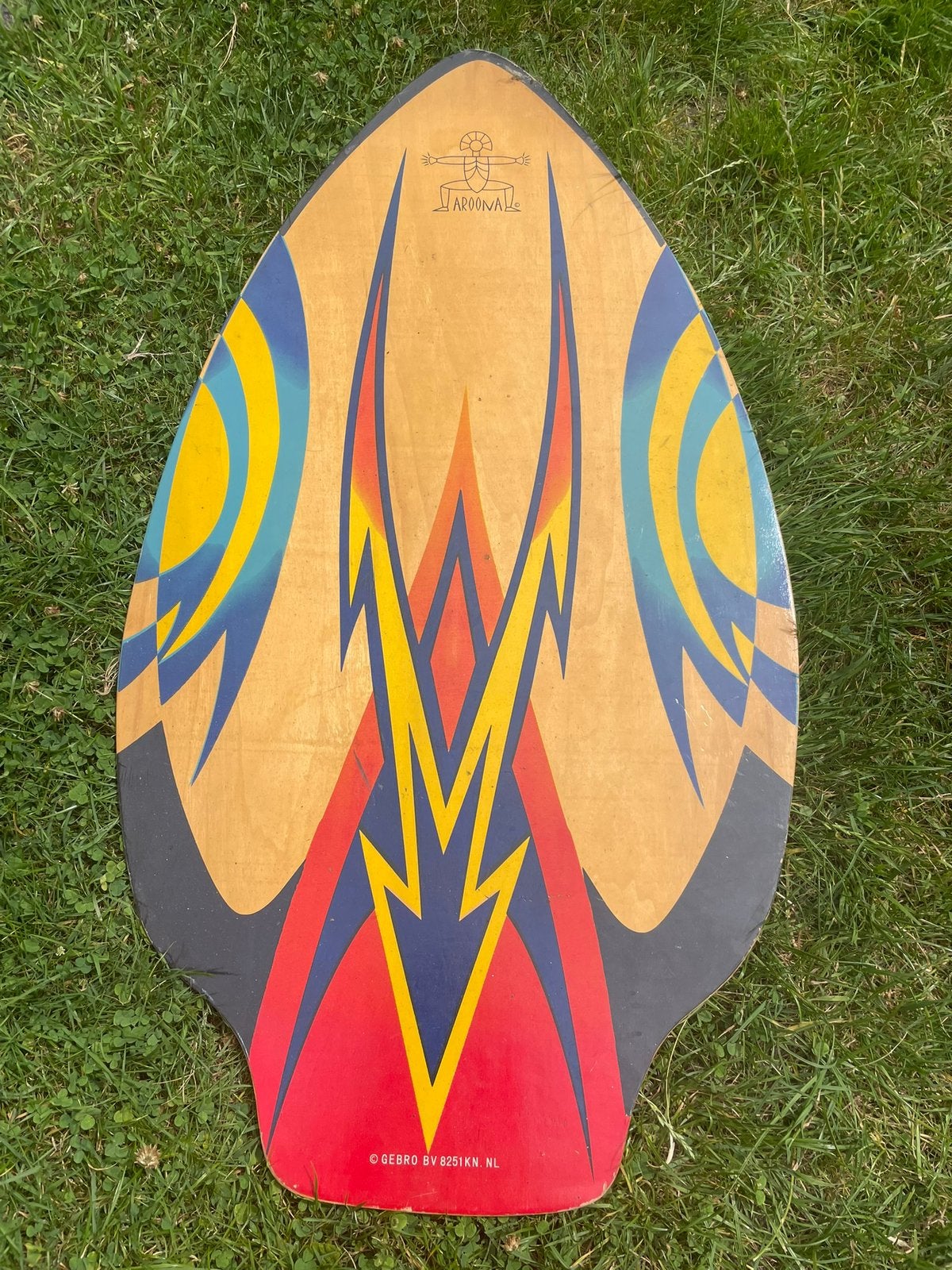 Vintage waveboard van hout, Watersport en Boten, Ophalen, Gebruikt, Overige typen