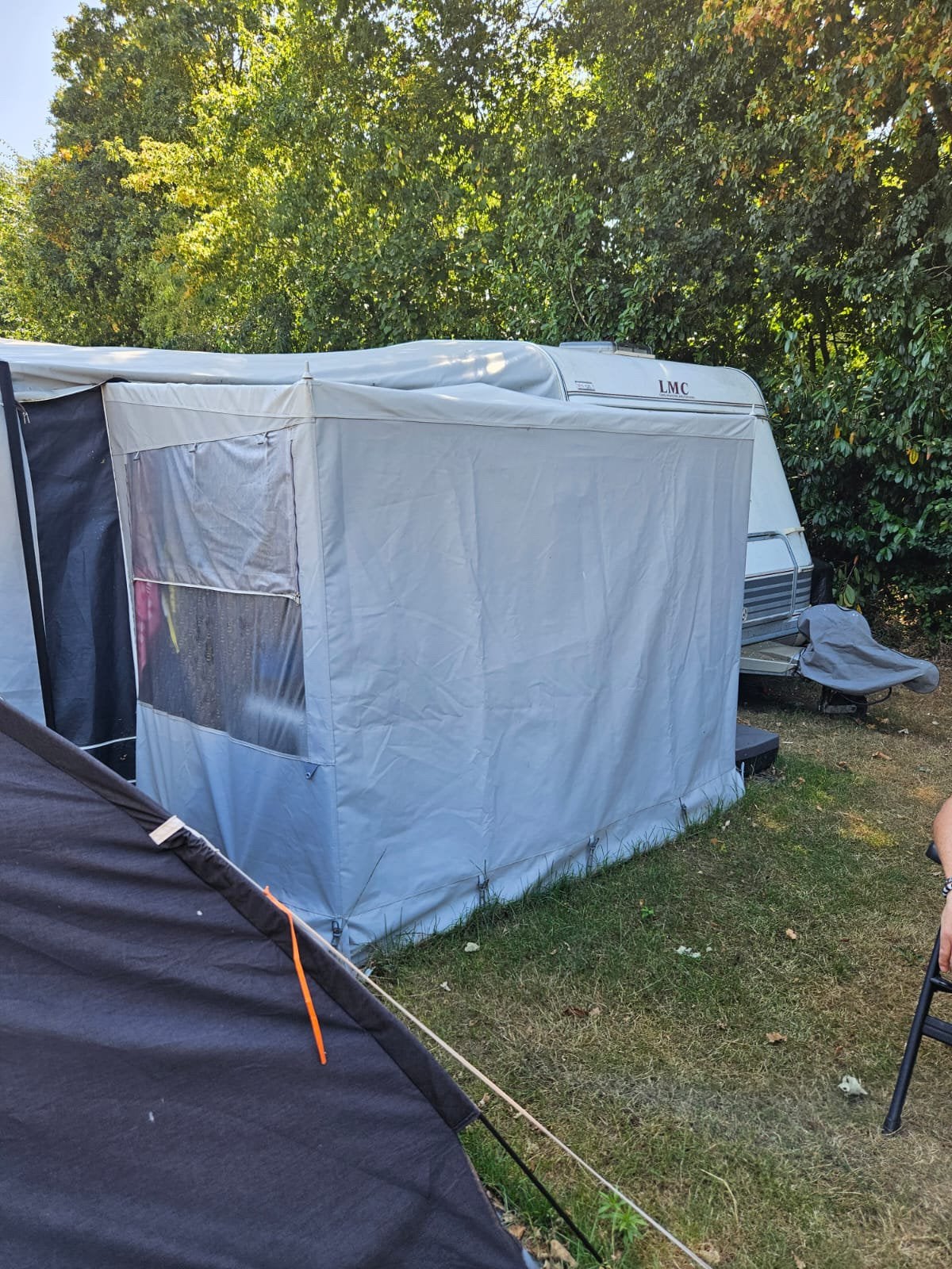 Pvc voortent, luifel en aanbouw. Omloopmaat 11., Ophalen, Zo goed als nieuw