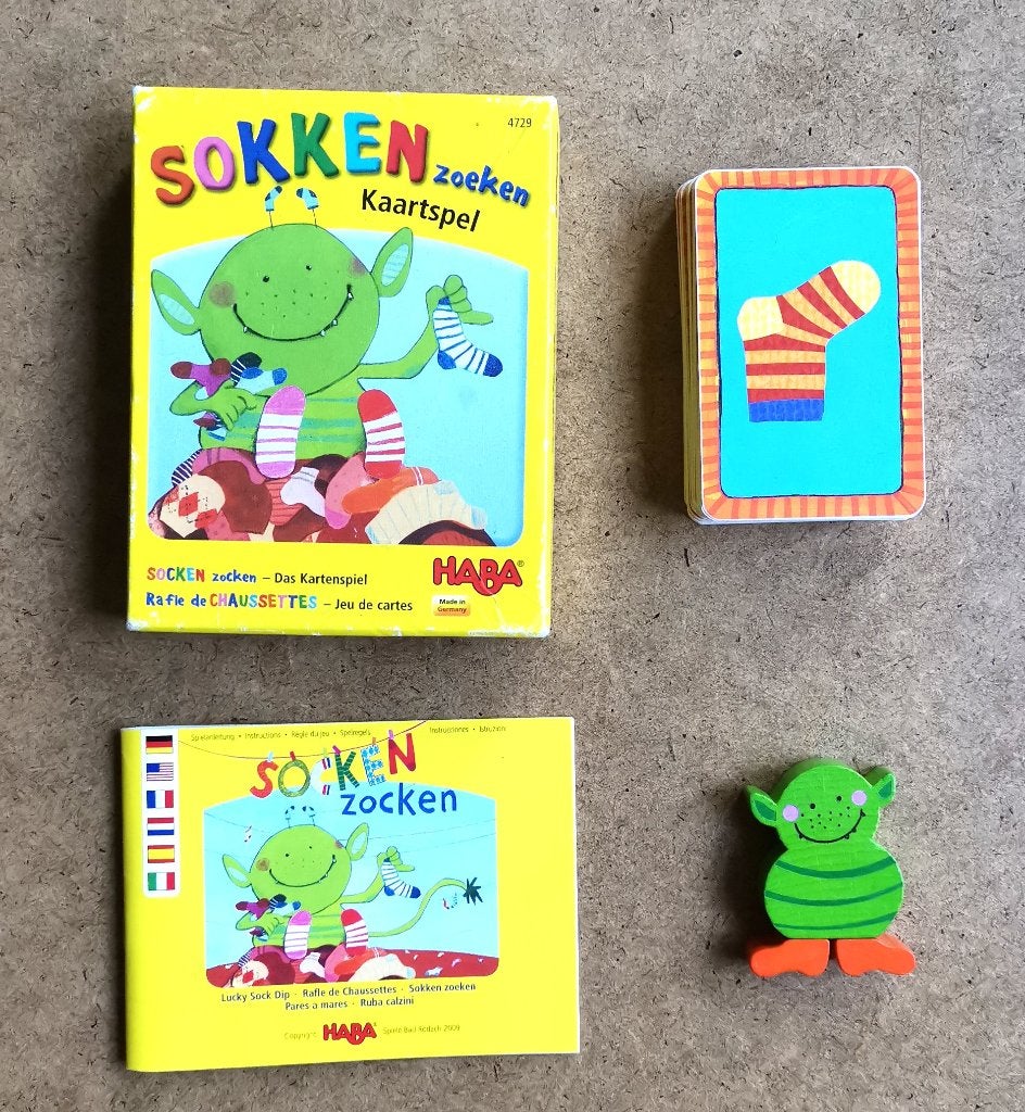 Haba Sokkenmonster, Ophalen, Zo goed als nieuw, HABA