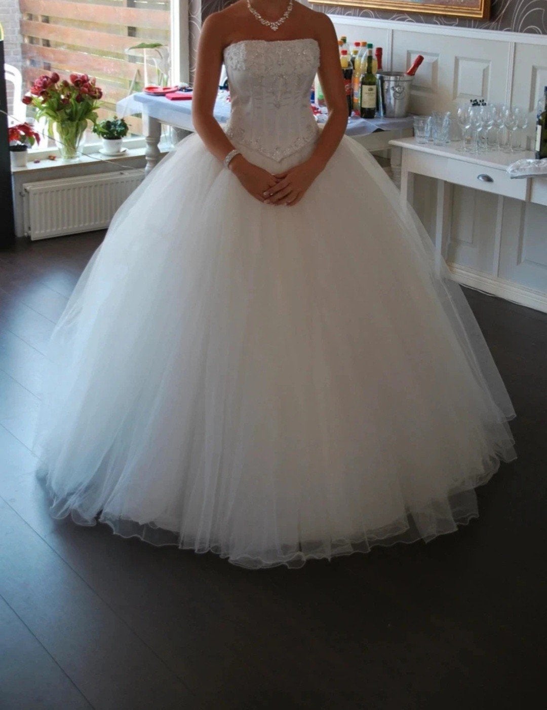 Ladybird trouwjurk, Trouwjurk, Ophalen of Verzenden, Zo goed als nieuw, Wit