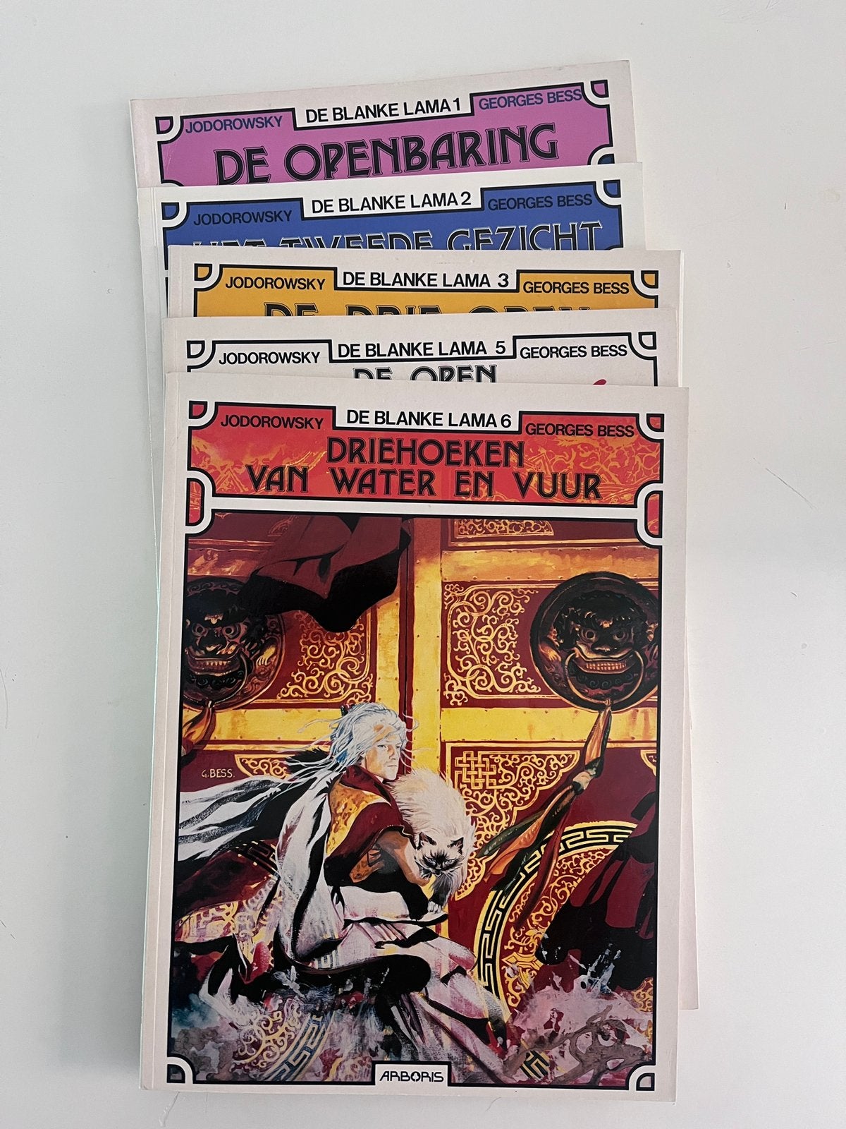 De Blanke Lama - 5 delen, Boeken, Meerdere stripboeken, Ophalen, Zo goed als nieuw