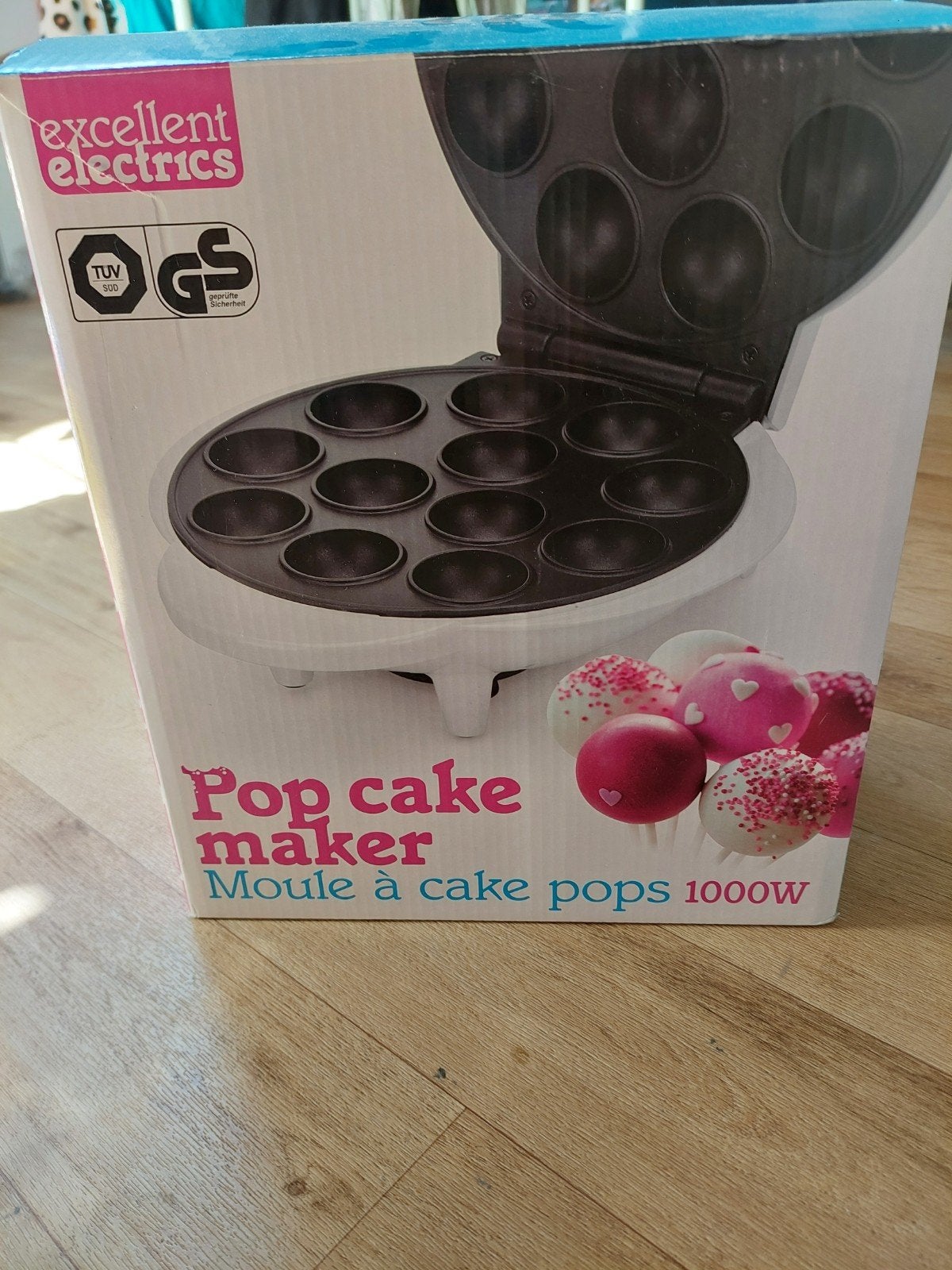 Excellent Electrics Pop Cake Maker 1000W, Ophalen