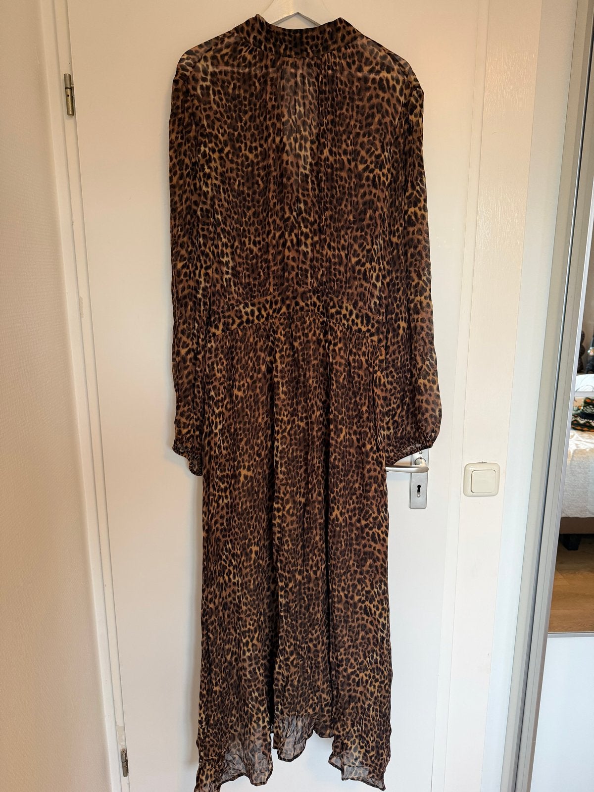 Nieuw! Fifht House Rocco Maxi Jurk met Luipaardprint 46, Bruin, Maat 46/48 (XL) of groter, Nieuw, Ophalen of Verzenden