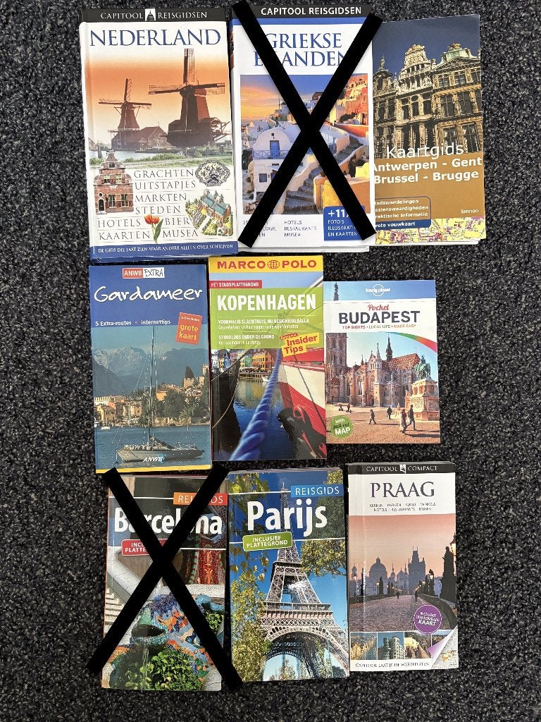 Reisgids Kopenhagen, Parijs, Praag, Boedapest, Gardameer, Overige merken, Europa, Ophalen of Verzenden, Zo goed als nieuw