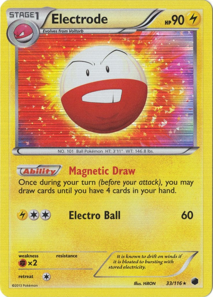 Plasma Freeze,  Electrode [holo] 33/116, Verzenden, Nieuw, Losse kaart