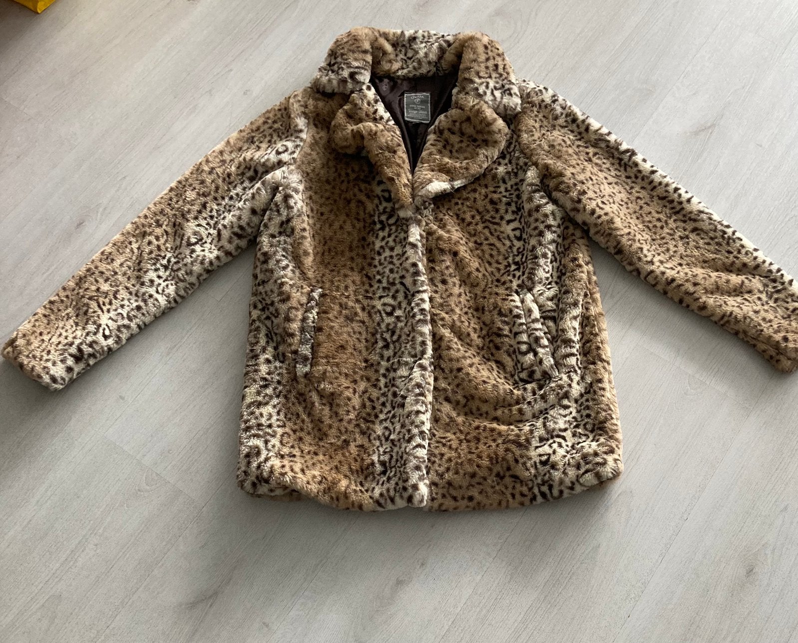 Geisha panter imitatie bontjas maat M/L, Maat 38/40 (M), Overige kleuren, Geisha, Nieuw