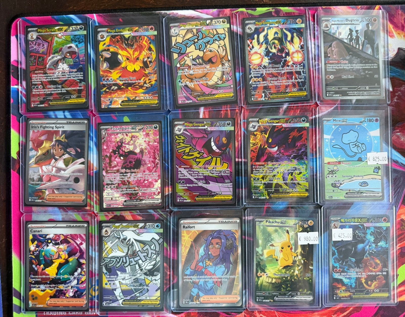 Serieuze pokemon collectie / verzameling. Los op aanvraag., Ophalen, Zo goed als nieuw, Meerdere kaarten