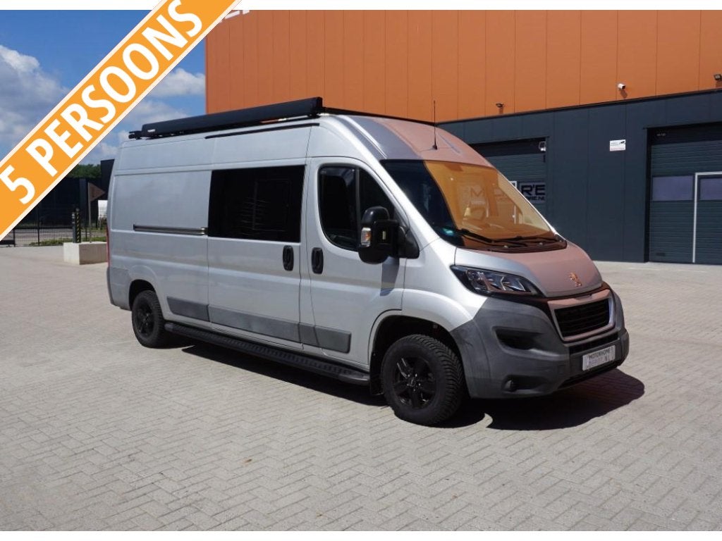 Peugeot Boxer 2016 voor 5 personen met lage km stand!, Caravans en Kamperen, Overige merken, Buscamper of Camperbus, Bedrijf, Elektrische ramen