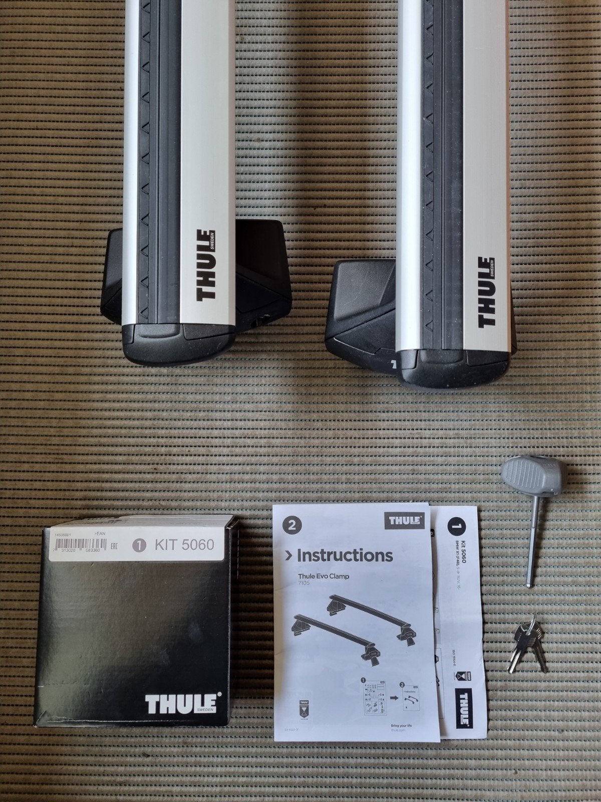 thule wingbar evo clamps bmw X1 (f48), Auto diversen, Dakdragers, Ophalen of Verzenden, Zo goed als nieuw