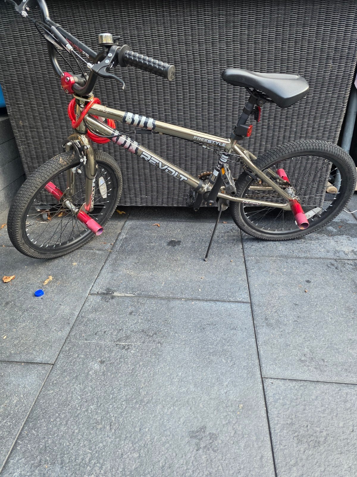 bmx fiets nog in mooie staat, Fietsen en Brommers, Ophalen, Gebruikt, Staal, Voetsteunen